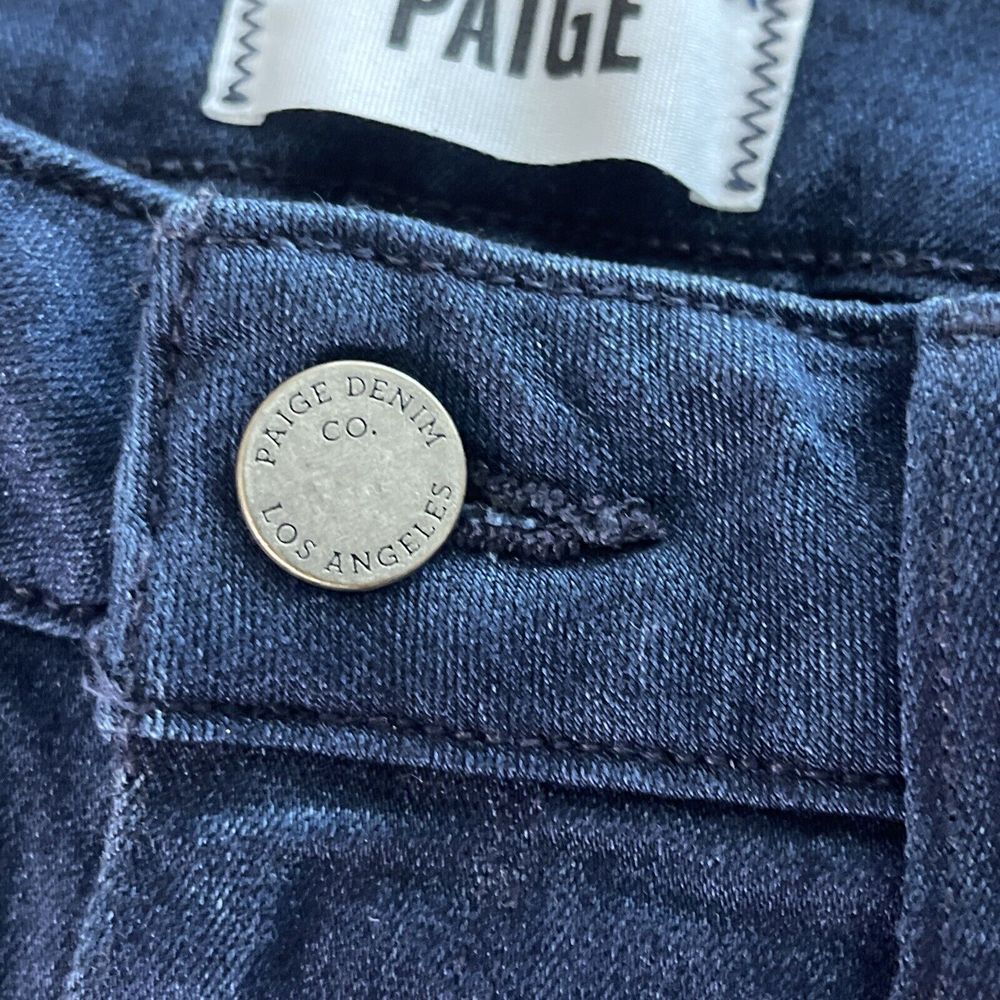 PAIGE Denim Verdugo Crop Skinny Stretch Jeans Never Worn Womens Size 27 - Picture 13 of 16